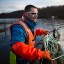 Wraparound Safety Glasses with Flexible Rubber Temple Tips