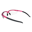 Gafas de seguridad envolventes con puntas de patillas de goma flexible - Colección PinkFit