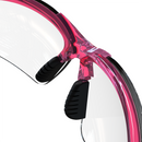 Gafas de seguridad envolventes con puntas de patillas de goma flexible - Colección PinkFit