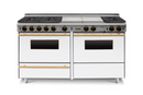 Chicago Brick Oven - 60" LP Gas True Dual-Fuel Self-Cleaning Convection Range - Sealed Burners