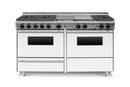 Chicago Brick Oven - 60" LP Gas True Dual-Fuel Self-Cleaning Convection Range - Sealed Burners