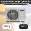 Pioneer® Diamante Pro Series 36,000 BTU 19 SEER2 Ductless Mini-Split Air Conditioner Inverter+ Heat Pump Full Set 230V  with 16 Ft. Kit