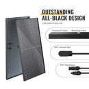 Panel solar monocristalino rígido bifacial 10BB de 400 vatios de BougeRV