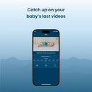 Babysense Safe Sleep Smart Nursery: Video Baby Monitor, Breathing Motion with Safety Alerts, Night Light & Sound Machine