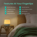 Babysense Safe Sleep Smart Nursery: Video Baby Monitor, Breathing Motion with Safety Alerts, Night Light & Sound Machine