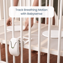 Babysense Safe Sleep Smart Nursery: Video Baby Monitor, Breathing Motion with Safety Alerts, Night Light & Sound Machine
