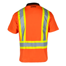 Polo de seguridad reflectante bicolor de alta visibilidad