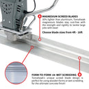 Battery Powered Vibrating Concrete Power Screed 36V/5Ah Float Finishing Tool (Choose 4ft, 6ft, 8ft, 10ft, 12ft, 14ft)