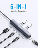 Concentrador USB-C Anker (6 en 1, delgado)