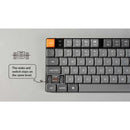 Teclado Keychron K5 Max con interruptor rojo, retroiluminación RGB y Gateron intercambiable
