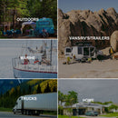 Acopower 100W mono
400Ah/3kW
(2x200Ah) Li400Ah M400w