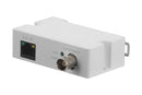 Transmisor convertidor coaxial a Ethernet ACVTR de Lorex para cámaras PoE, color blanco