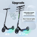 iScooter iK3Pro Electric Scooter for Kids with Colorful Lights