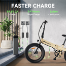 Bicicleta eléctrica plegable isinwheel U5 500W