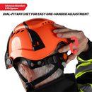 Casco de seguridad con ventilación tipo 2 clase C y pantalla ocular