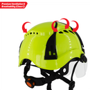 Casco de seguridad con ventilación tipo 2 clase C y pantalla ocular