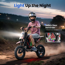 isinwheel A14 Moto de cross eléctrica con altavoz Bluetooth