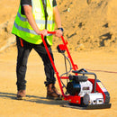 Compactadora Vibratoria Eléctrica de Placa de 2 HP para Compactación de Suelo y Grava