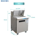 27 inch Salad Sandwich Prep Table Refrigerator, Mega Top, Stainless Steel Food Prep Cooler