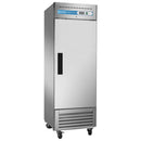 Refrigerador comercial de alcance, 23 pies cúbicos de acero inoxidable con enfriamiento vertical por ventilador