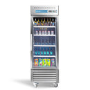 Nevera, refrigerador, enfriador comercial con puerta de cristal