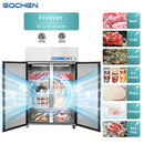 EQCHEN 48 Inch 2 Door Commercial Freezer
