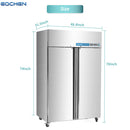 48 Inch 2 Door Garage Fridge Freezer Combo
