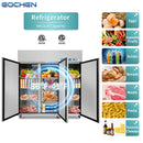 Commercial Reach in Fridge, 3 door 54 Cu.ft  Stainless Steel Commercial Reach in Solid door Upright refrigerator