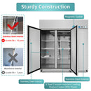 Refrigerador comercial de 3 puertas EQCHEN de 72 pulgadas