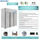 72 Inch 3 Door Commercial Grade Refrigerator And Freezer