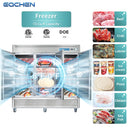 EQCHEN 82 Inch 3 Door Commercial Freezer