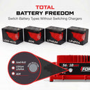 FORM 36V 18A Golf Cart Charger for Club Car, EZGO & Yamaha -Crowfoot Plug - Lithium, Lead Acid, AGM