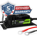 ICON 48 Volt Golf Cart Battery Charger - 48V 15 AMP Lithium, LiFePO4, Lead Acid, AGM