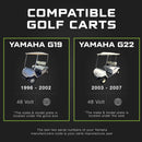FORM 48 Volt Golf Cart Battery Charger for Yamaha G19, G22, 48V- 48V Lithium, LiFePO4, Lead Acid - Elite Version