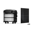 36 Rich Solar MEGA 590 BIFACIAL Solar Panel + EcoFlow DELTA Pro Ultra X Power Station (1 inverter + 2 batteries) Bundle
