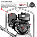 36" Honda Concrete Fast Pitch Power Trowel with 9HP Honda GX270 Finishing Blades Finishing Tool