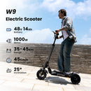 Patinete eléctrico todoterreno iScooter W9 de 1000 W
