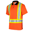 Polo de seguridad reflectante bicolor de alta visibilidad
