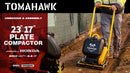 5.5 HP Honda Vibratory Plate Compactor 23x17" for Soil Asphalt Paver Compaction