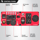Generador inversor de combustible dual de gasolina/propano de 4400W/4000W con alerta de CO MB5040DC-W