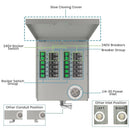 Interruptor de transferencia de energía no automático Nature's Generator de 12 circuitos y 120/240 V, 30 A