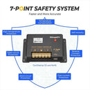 Controlador de carga solar BougeRV Li 30A 12V/24V PWM (conexión a tierra negativa)