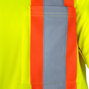 Polo de seguridad reflectante bicolor de alta visibilidad