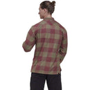 Camisa de franela de manga larga Five Ten verde órbita/carmesí silencioso