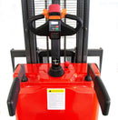Apilador eléctrico de palés PS3300FE-3M, 1500 kg de capacidad, 3 m de altura de elevación, freno electromagnético