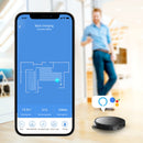 Tecbot S1 Robot Vacuum Cleaner Intelligent Sweeping Wi-Fi App Controlled