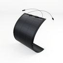 Panel solar monocristalino ligero Renogy Black Division de 100 vatios y 12 voltios