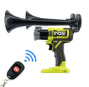 Pistola de bocina de tren Ryobi - Bocina de taladro doble