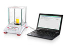 Balanza analítica Ohaus PX523/E, 520 g x 0,001 g, calibración externa con protector contra corrientes de aire