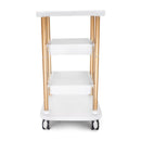 Shape Tactics - Rolling Trolley Cart for Beauty Salon and Spa Equipment Storage and Organization